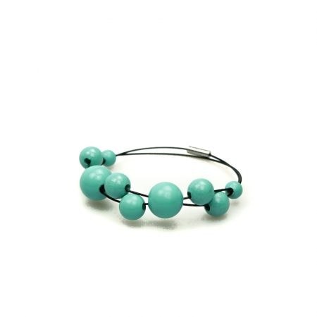 Dřevěný náramek Bangle mint