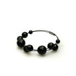 Dřevěný náramek Bangle černý